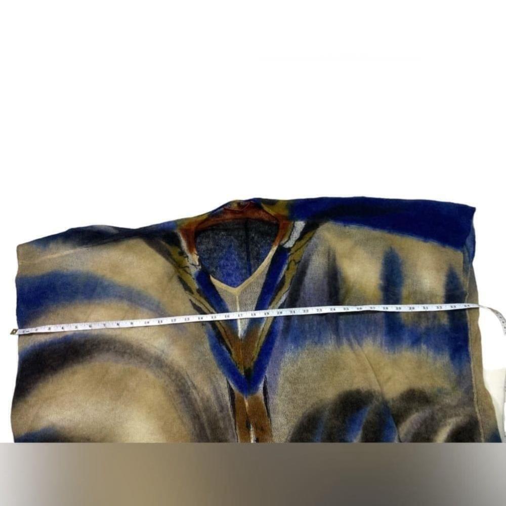 Krimson Klover - Mohair Alpaca Oversized Boxy Poncho Sweater - Picture 6 of 9